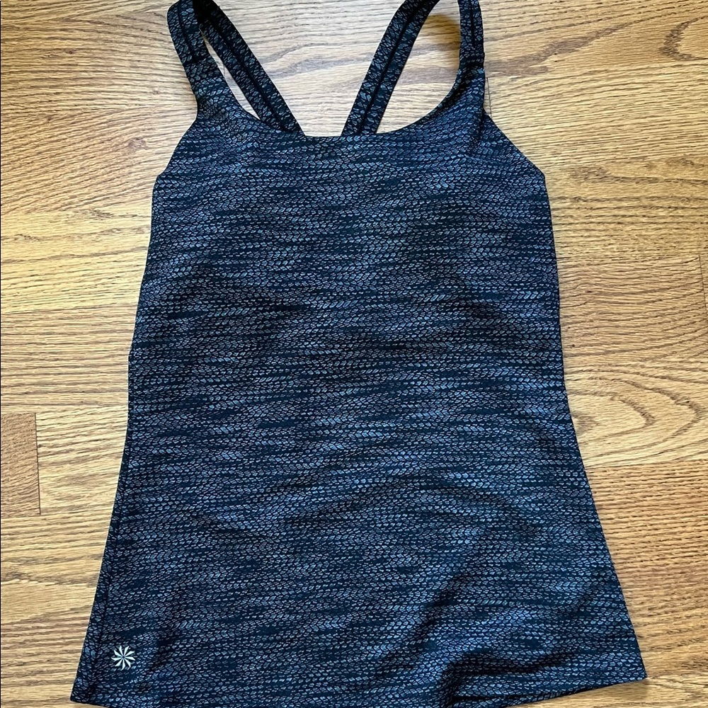 Athleta | Small | Black Workout Top w/ Built in Bra |  | smoke free home